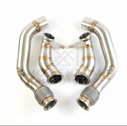 BMW M5/M8 (F90, F91, F92, F93) Race Primary & Secondary Downpipes