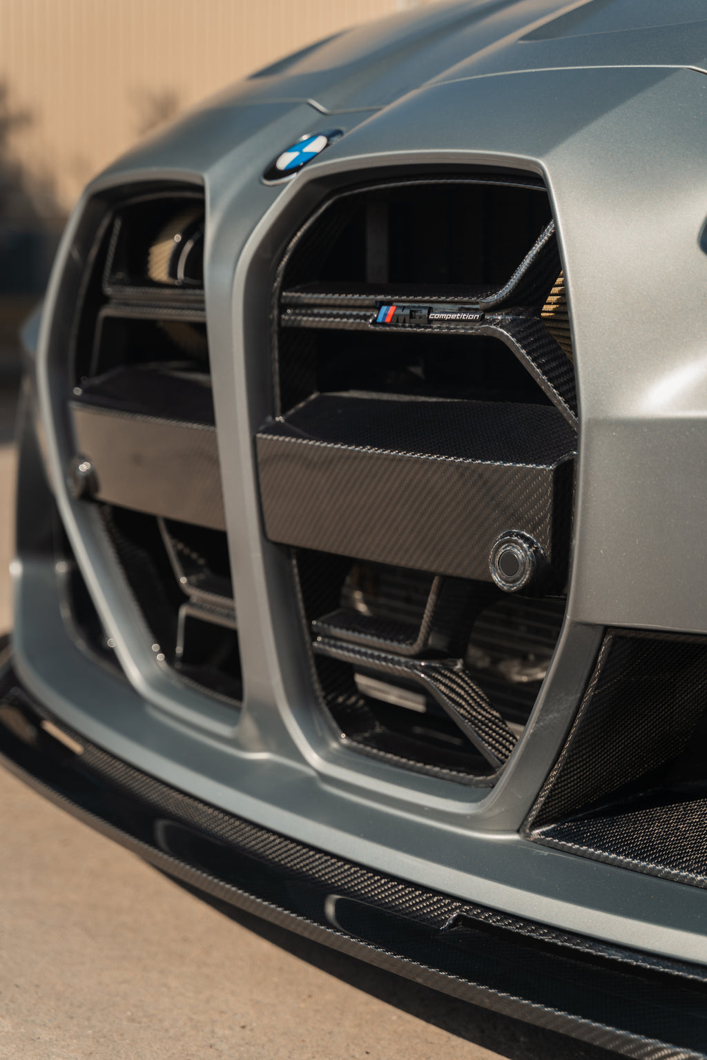 CSL Style Pre-Preg Carbon Fiber Front Grill – BMW G80 M3 / G82 M4 - view 3