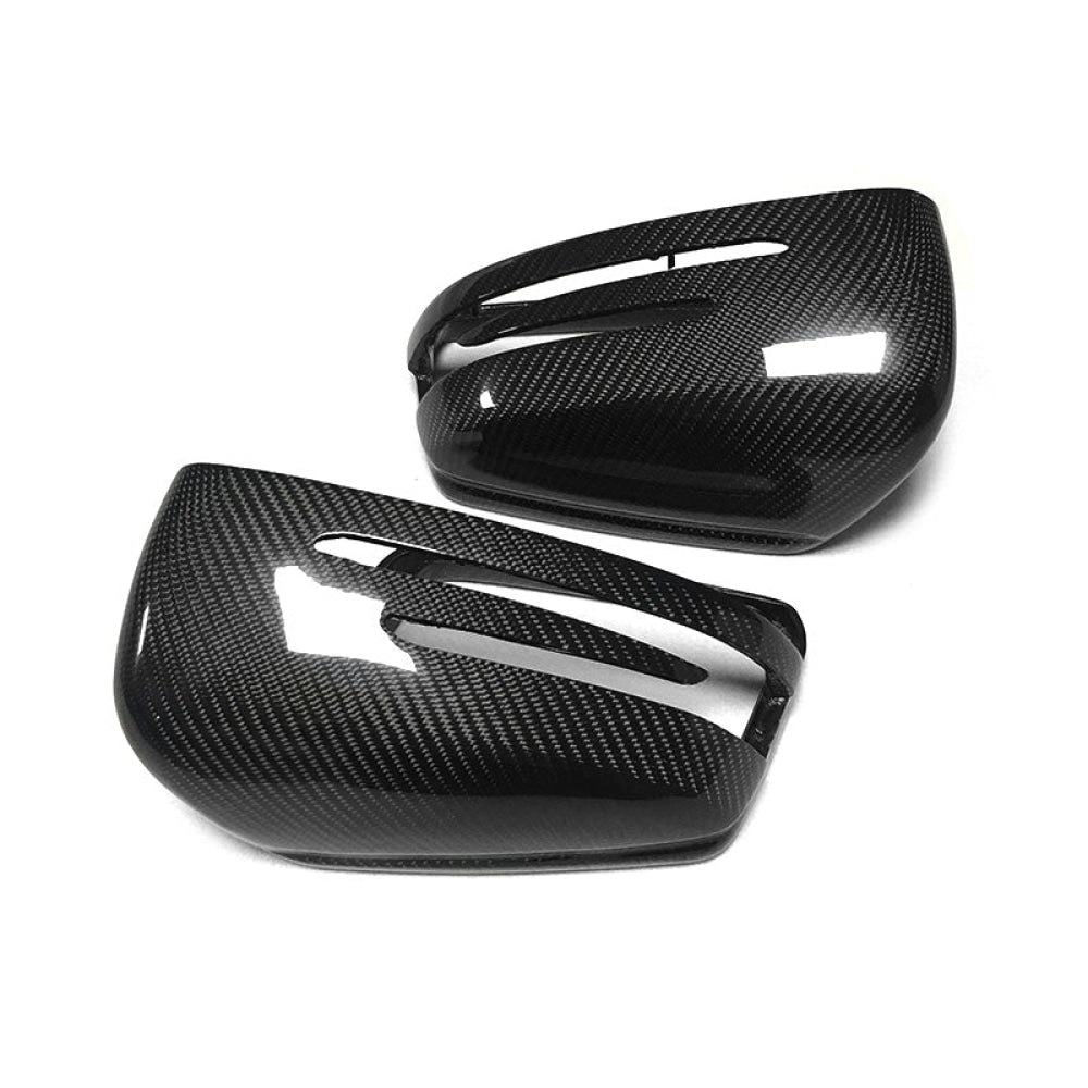 2008-2014 Mercedes-Benz C63 AMG Carbon Fiber Mirror Caps | W204