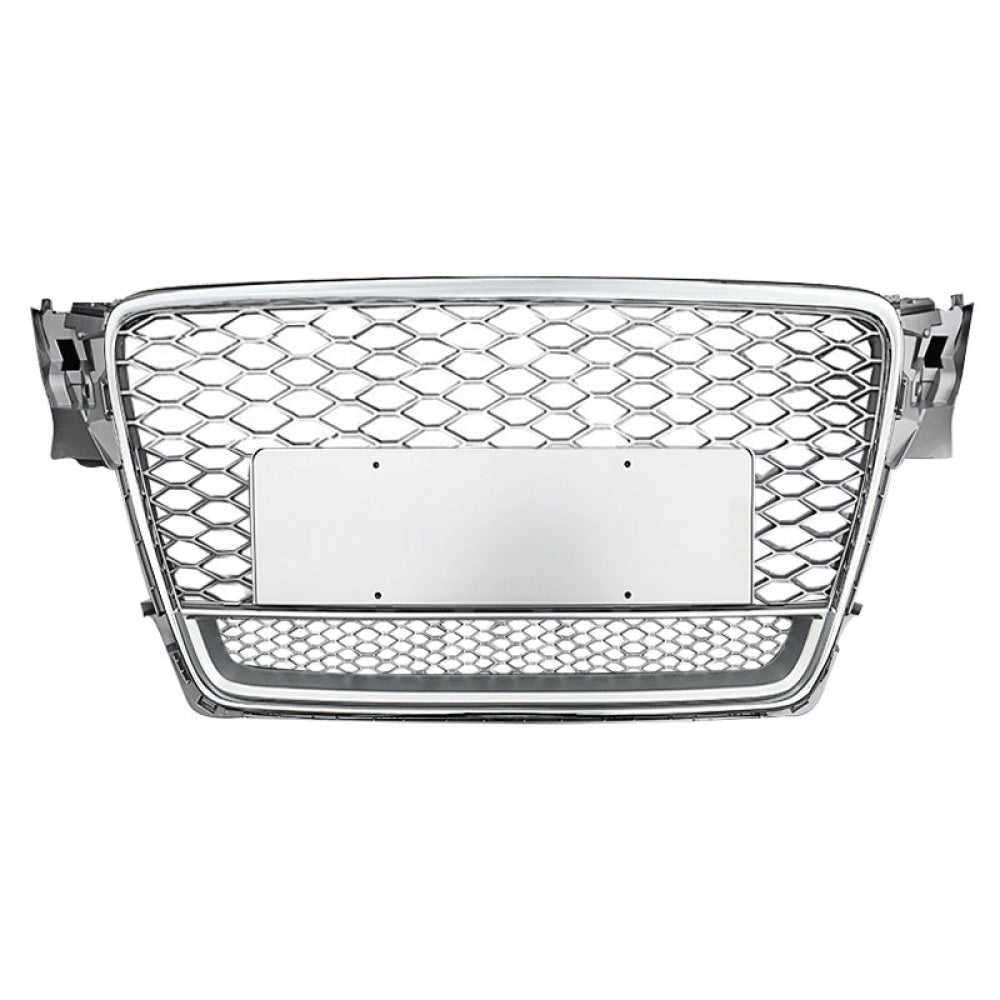 2009-2012 Audi RS4 Style Honeycomb Grille with Lower Mesh | B8 A4/S4