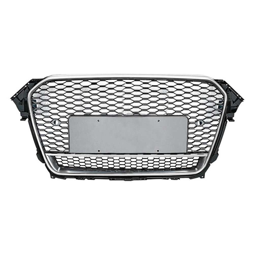 2013-2016 Audi RS4 Honeycomb Style Grille with Lower Mesh | B8.5 A4/S4