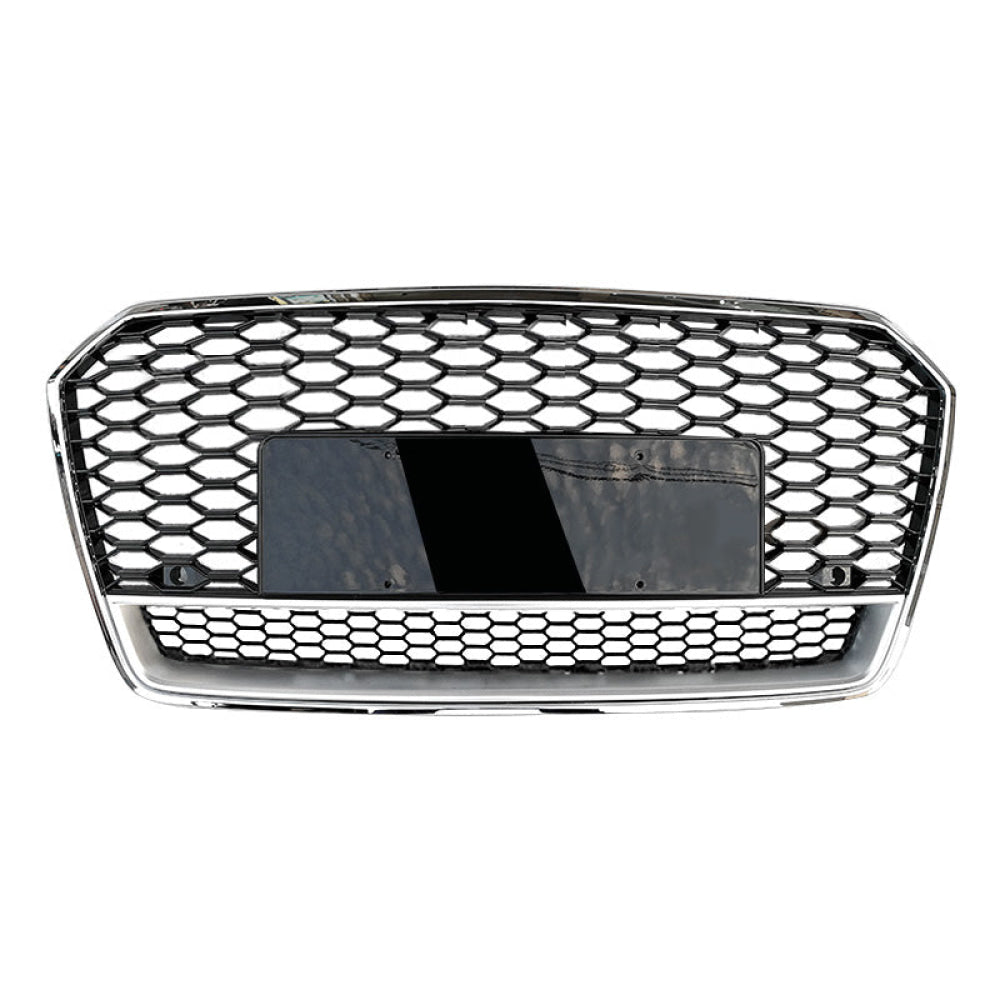 2016-2018 Audi RS7 Style Honeycomb Grille with Lower Mesh | C7.5 A7/S7