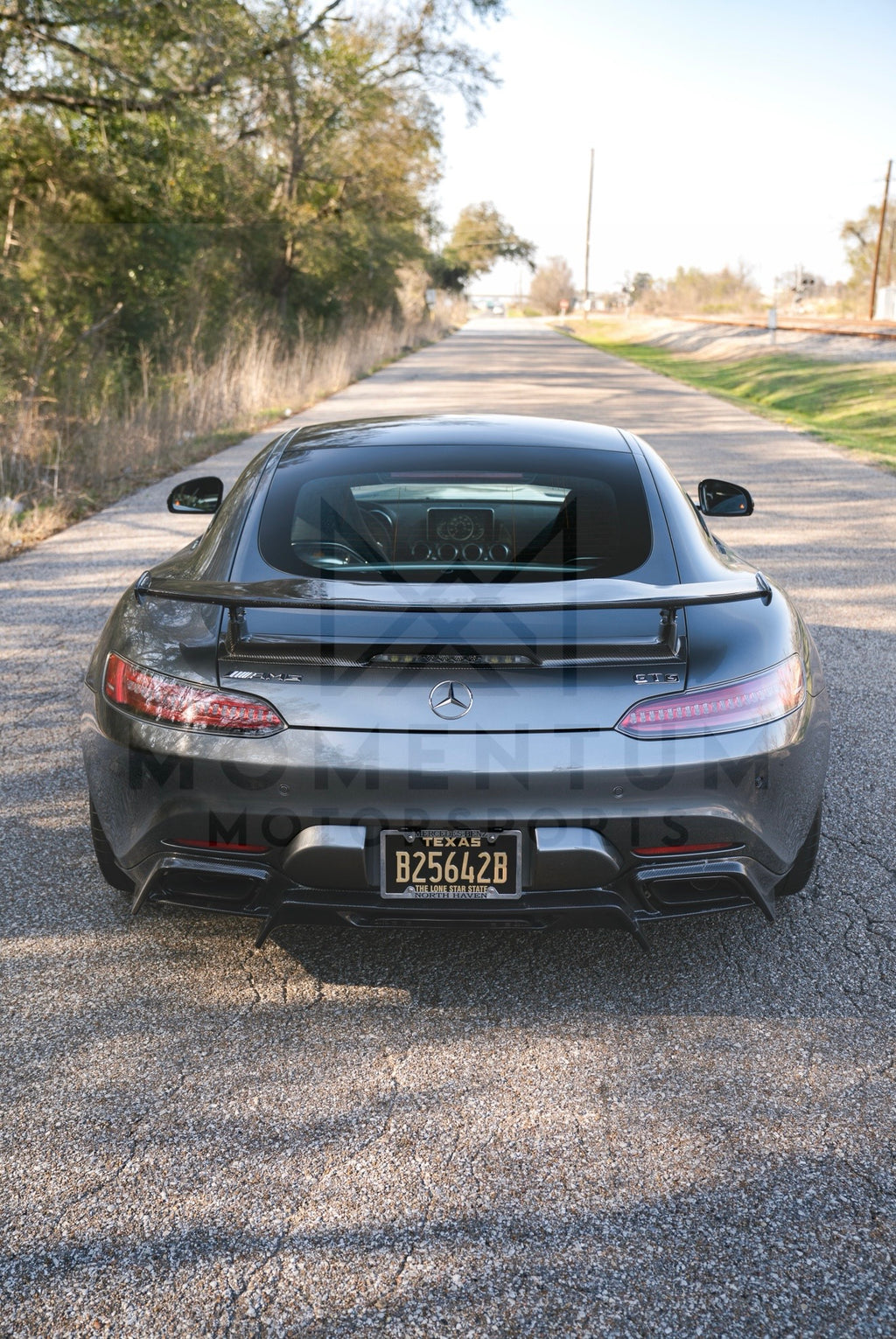 Mercedes AMG GT / GTS Dry Carbon Fiber Rear Diffuser - view 5