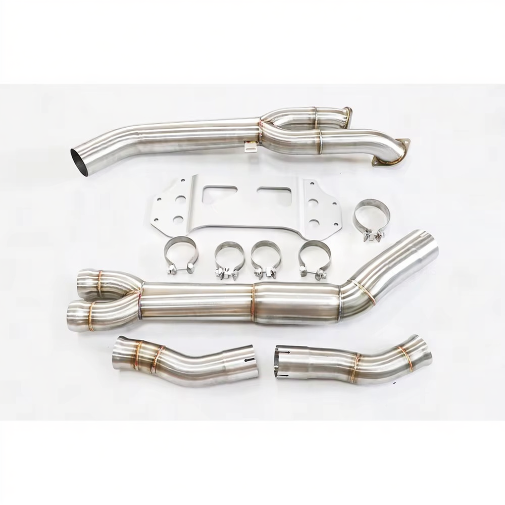 Momentum Motorsports G80 M3 / G82-G83 M4 Single Resonated Midpipe - view 2