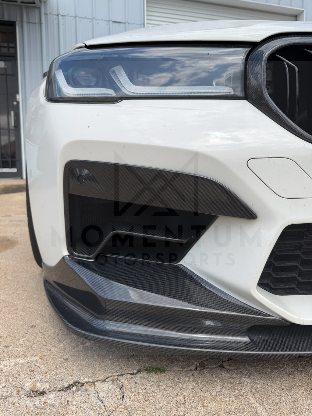 BMW F90 LCI M5 Carbon Fiber Front Lip - view 3