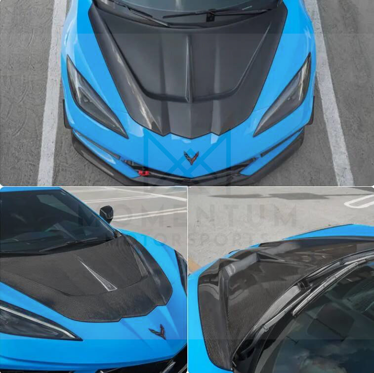 C8 Corvette Carbon Track Style Hood - view 5