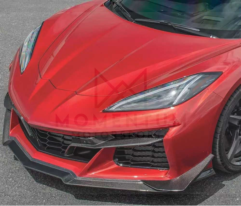 Corvette C8 Z06 Dry Carbon Fiber Front Lip - view 2
