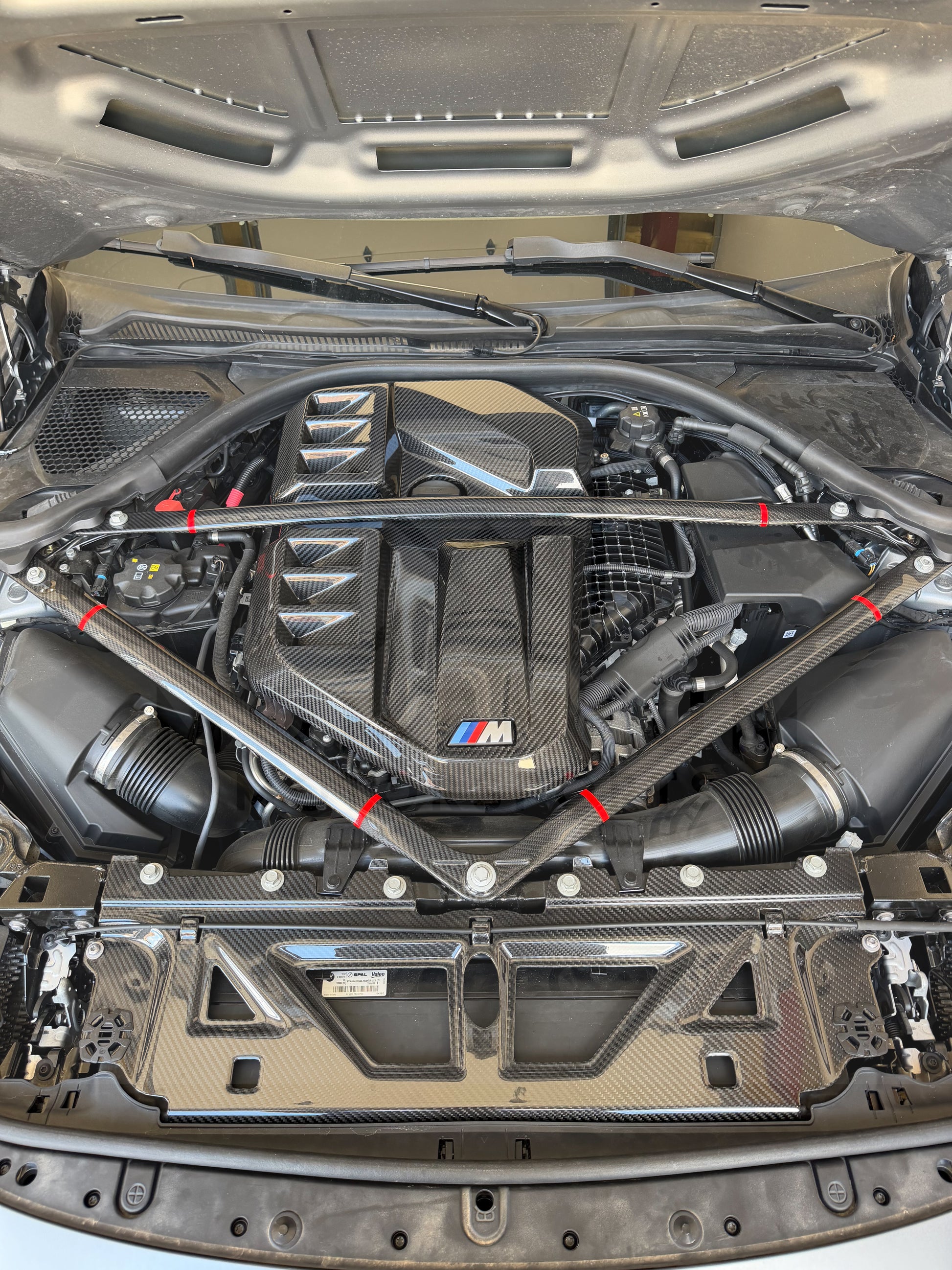 BMW G8X S58 Dry Carbon Fiber Cooling Shroud - view 3