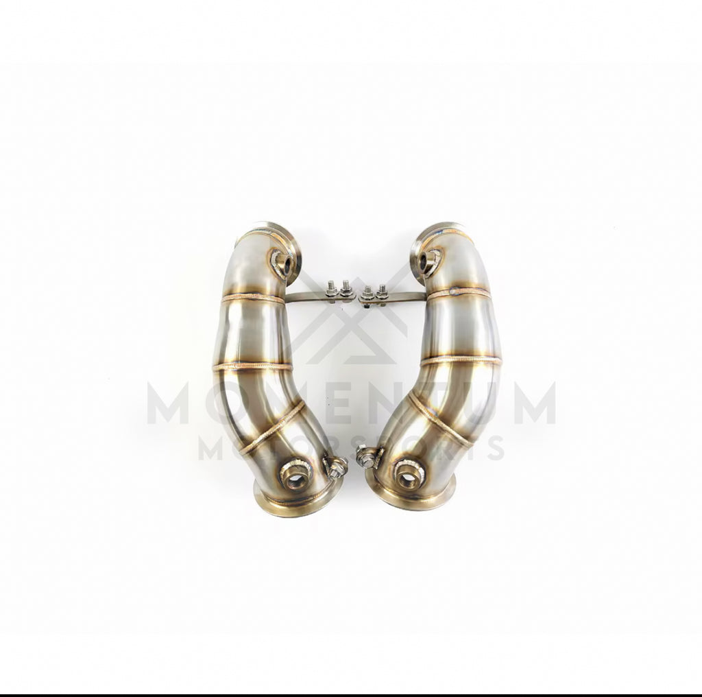 BMW M5/M8 (F90, F91, F92, F93) Race Primary & Secondary Downpipes - view 1