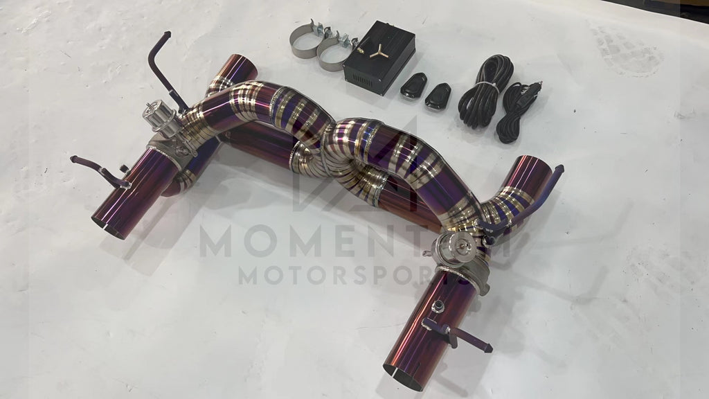 Ferrari 488 – Titanium Valved Exhaust System - view 3