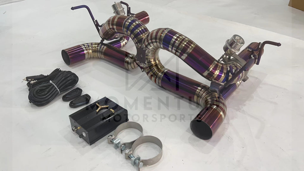 Ferrari 488 – Titanium Valved Exhaust System - view 1