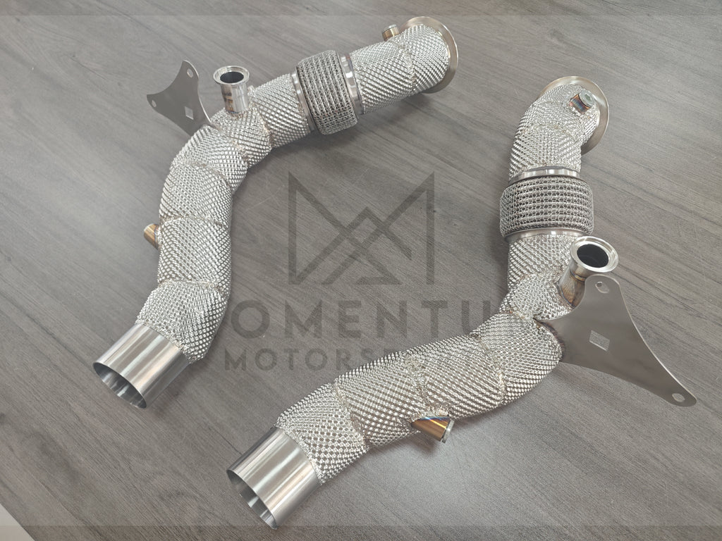 Ferrari 488 GTB / Spider / Pista - Race Downpipes - view 2