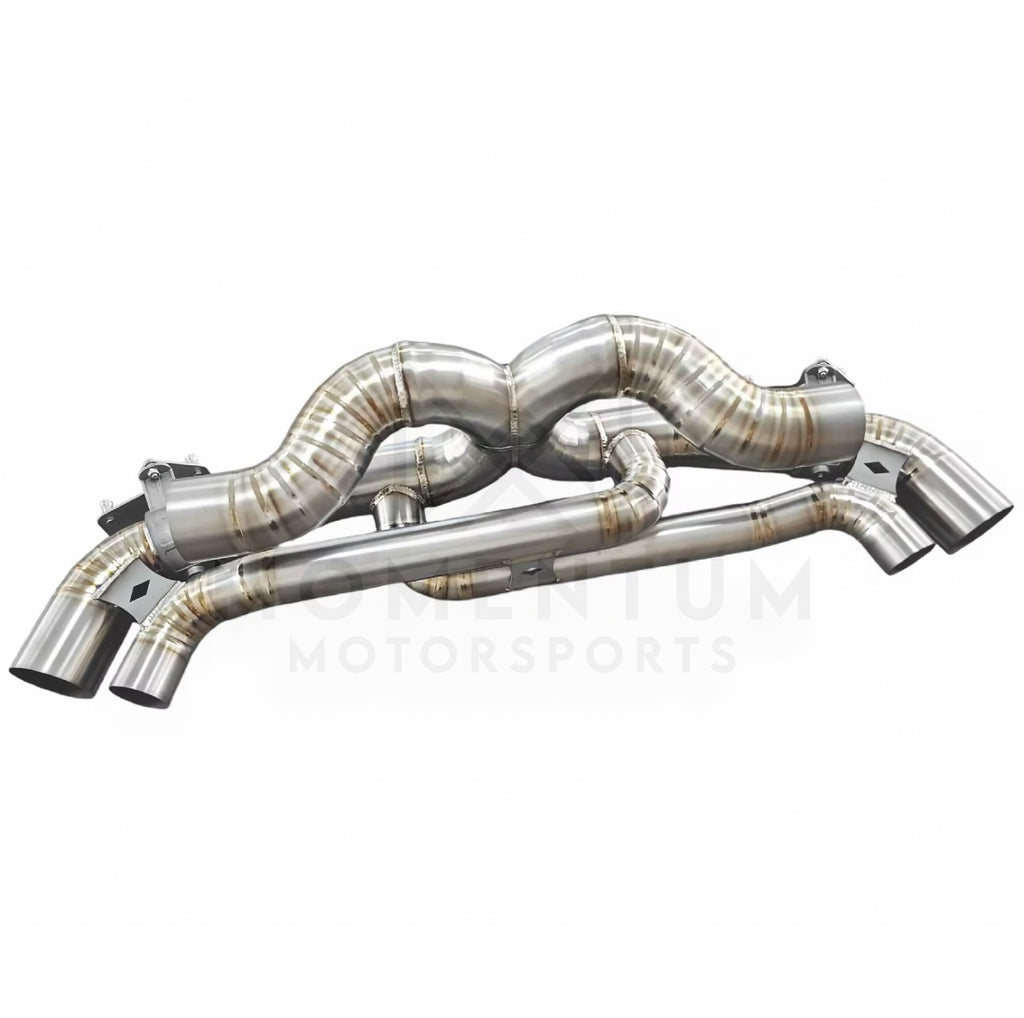 Porsche 992 Turbo / Turbo S Titanium Valved Exhaust System - view 2