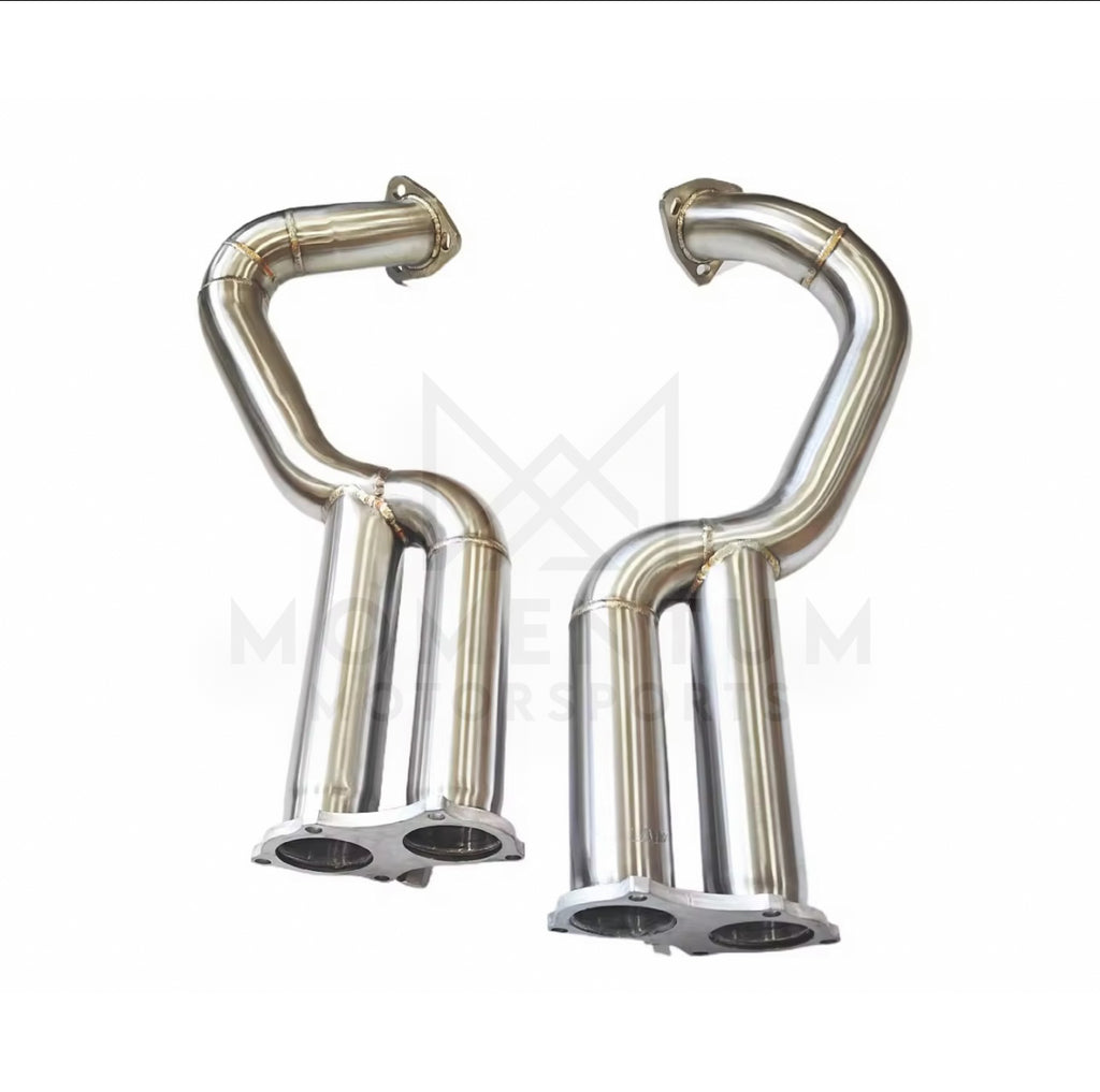 Porsche 718 GT4 / GTS / Spyder (2020+) Over Axle Link Pipes - view 1
