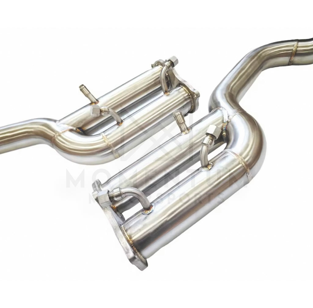 Porsche 718 GT4 / GTS / Spyder (2020+) Over Axle Link Pipes - view 2