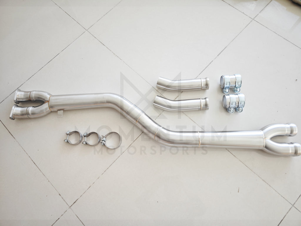 BMW X3M/X4M Single Non‑Resonated Midpipe - view 2