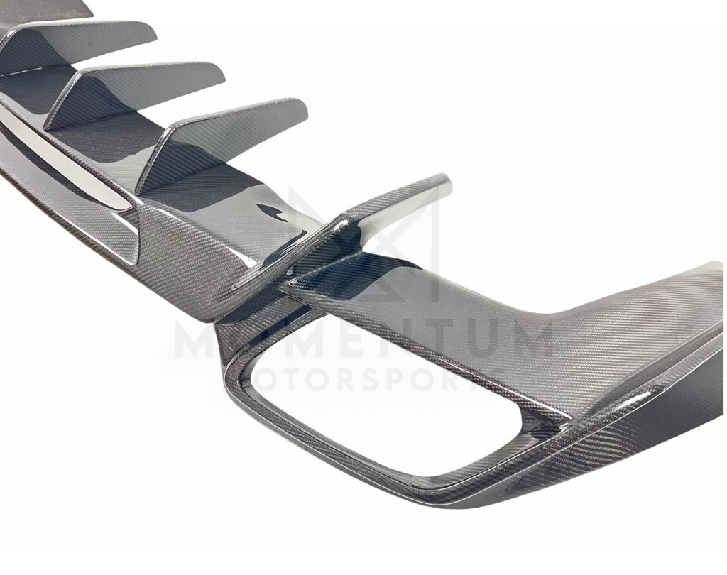 Mercedes AMG GT / GTS Dry Carbon Fiber Rear Diffuser - view 3