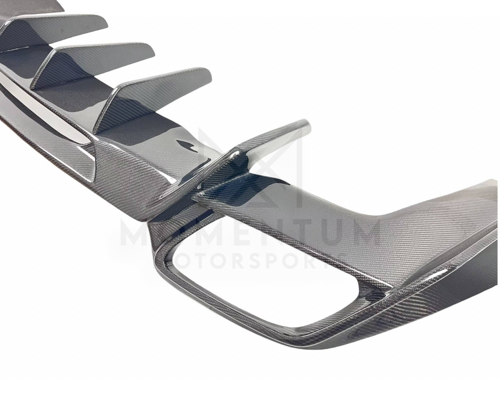 Mercedes AMG GT / GTS Dry Carbon Fiber Rear Diffuser - view 3