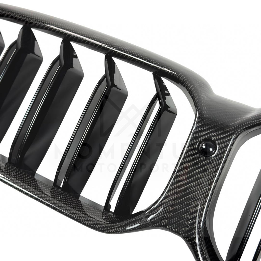 BMW F90 M5 LCI Carbon Fiber Front Grilles - view 4