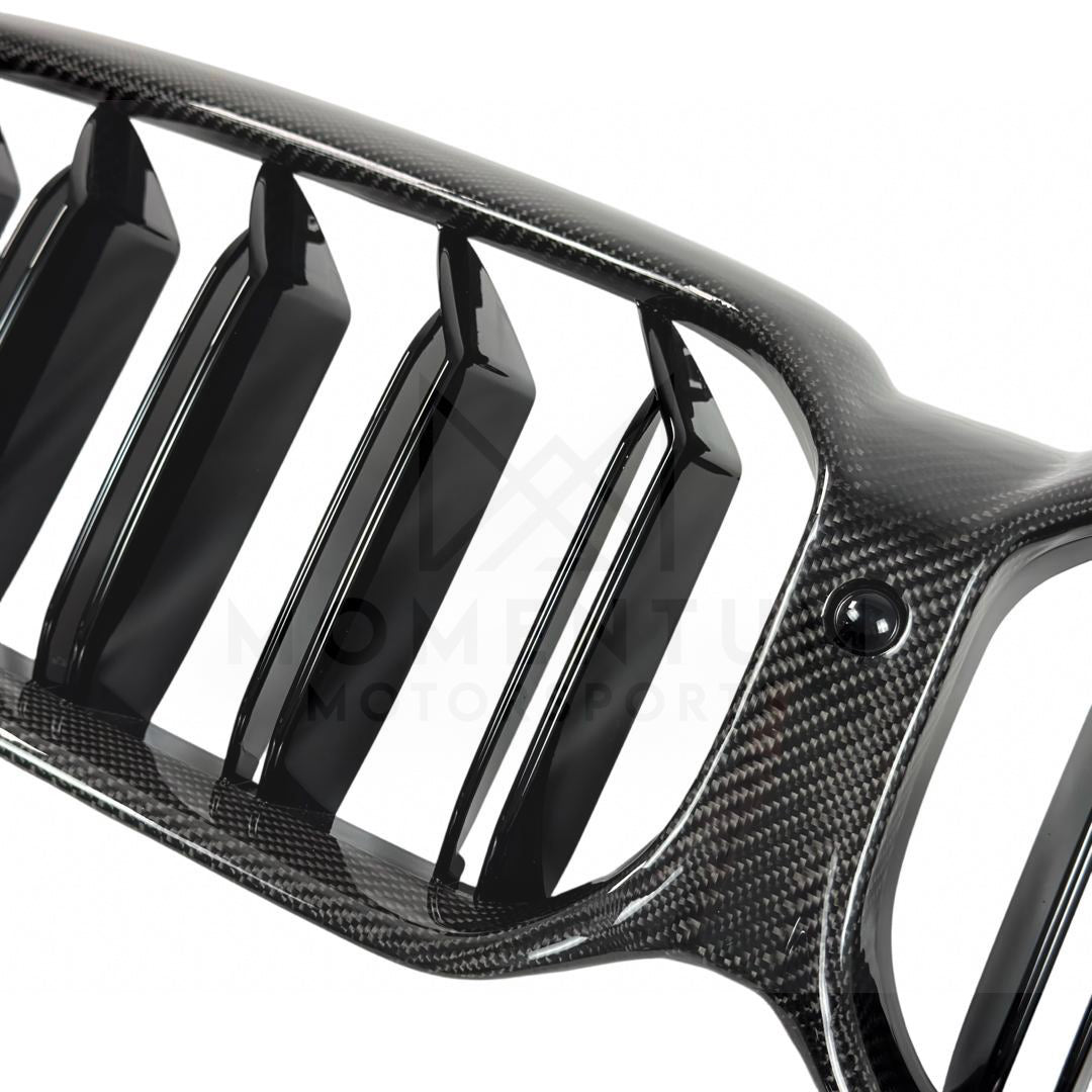 BMW F90 M5 LCI Carbon Fiber Front Grilles - view 4