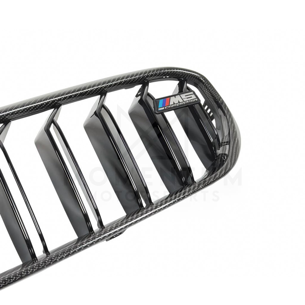 BMW F90 M5 LCI Carbon Fiber Front Grilles - view 3
