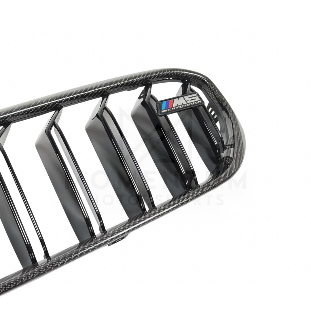 BMW F90 M5 LCI Carbon Fiber Front Grilles - view 3