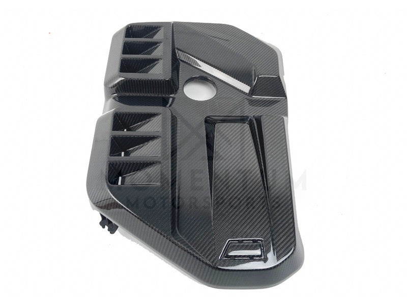 BMW G8X S58 Dry Carbon Fiber Engine Cover - view 1